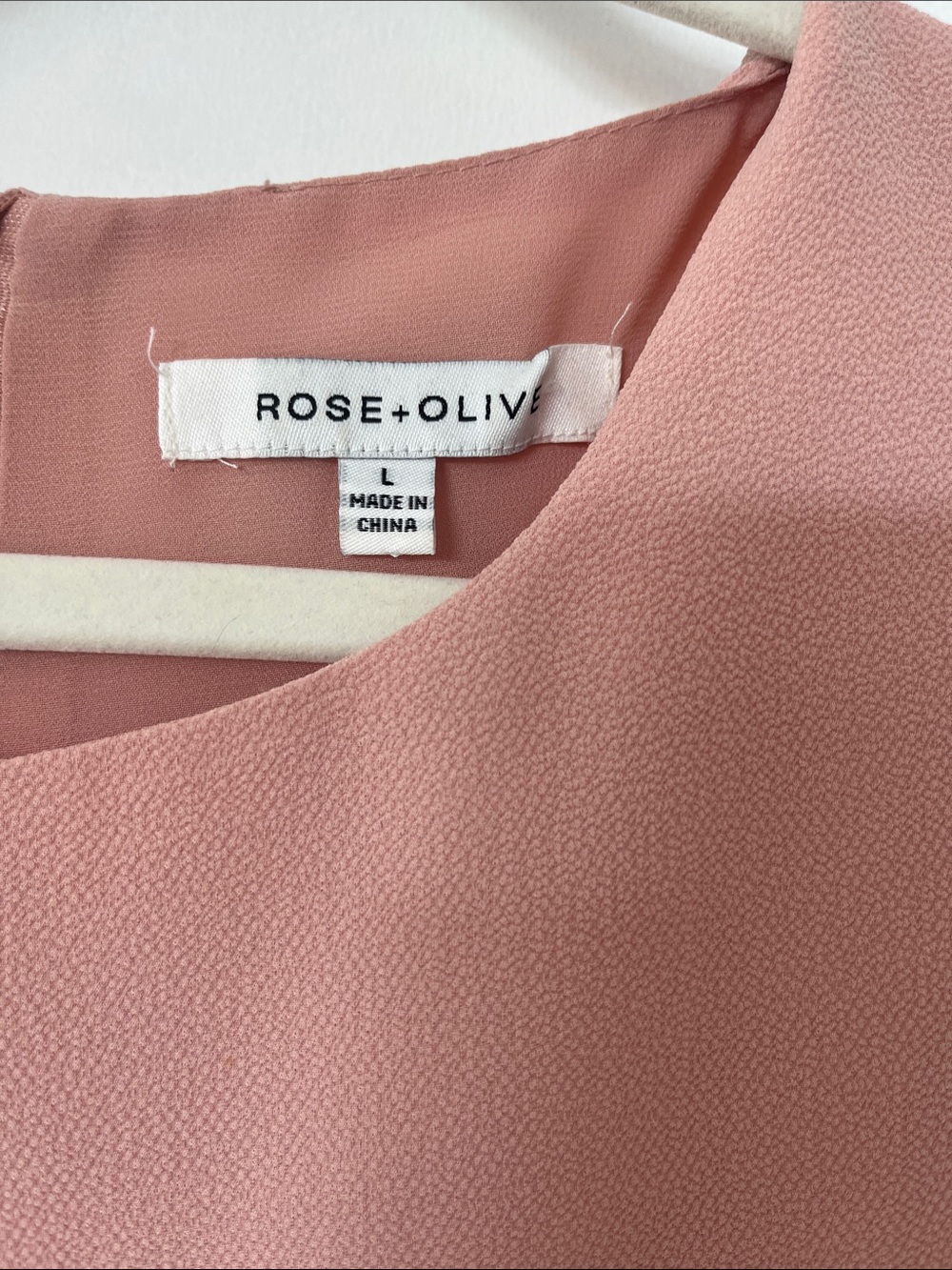 Last Chance! Rose & Olive Sleeveless Layered Chiffon Top - Dusty Pink - Picture 2 of 2